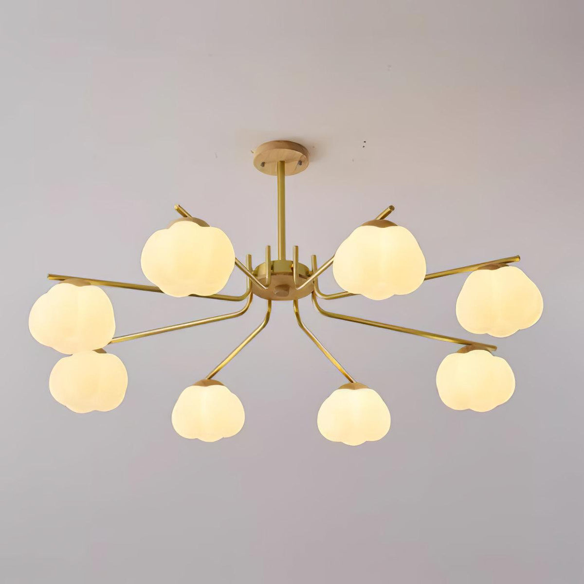 Cotton Ball Chandelier, Energy Efficient