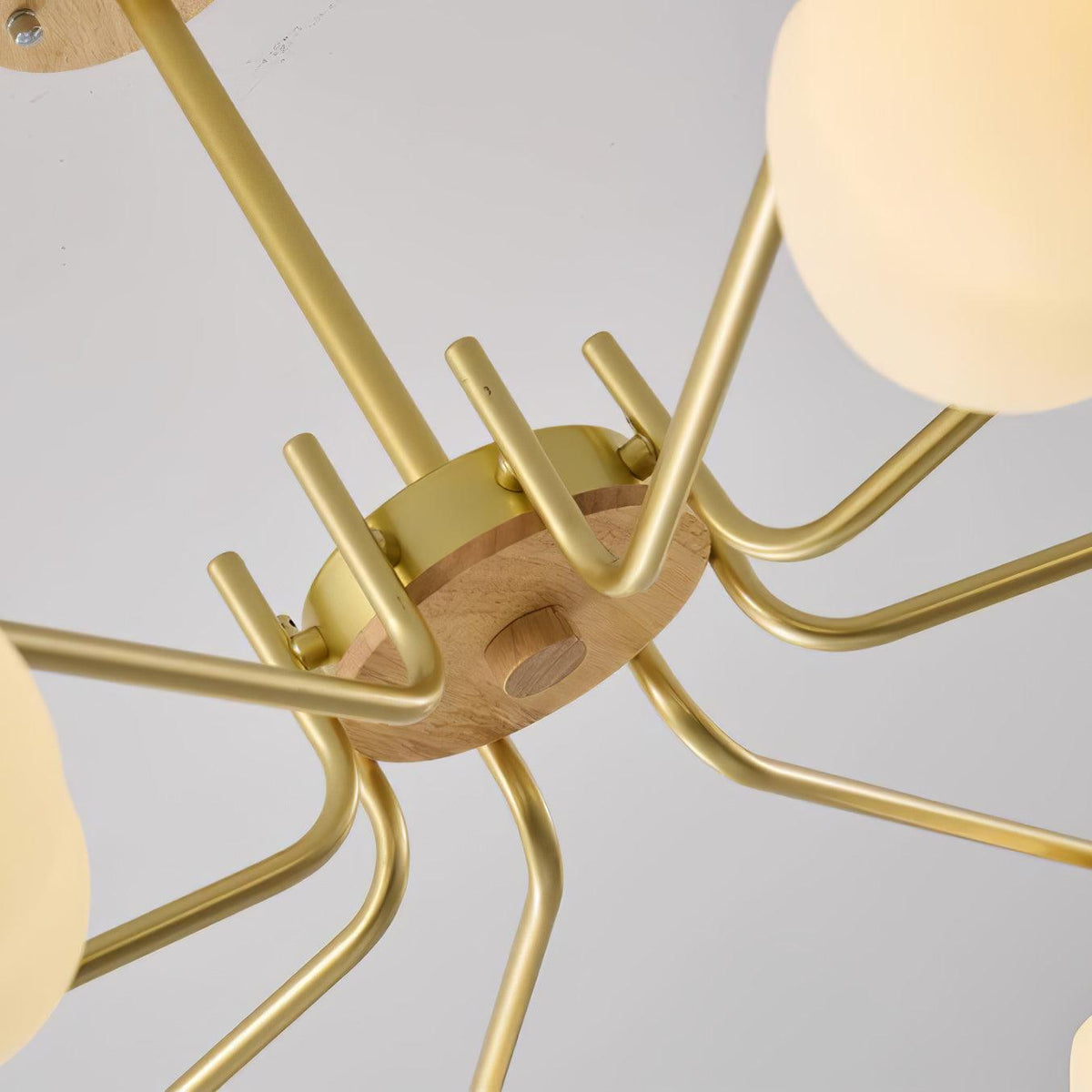 Cotton Ball Chandelier, Energy Efficient