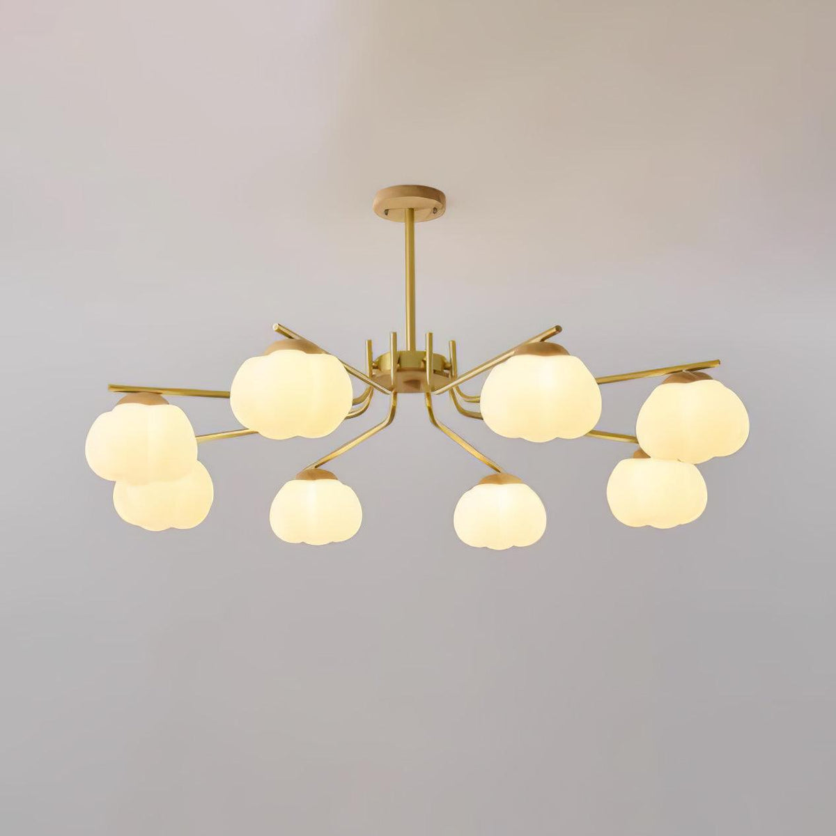 Cotton Ball Chandelier, Energy Efficient