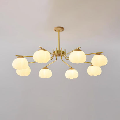 Cotton Ball Chandelier, Energy Efficient