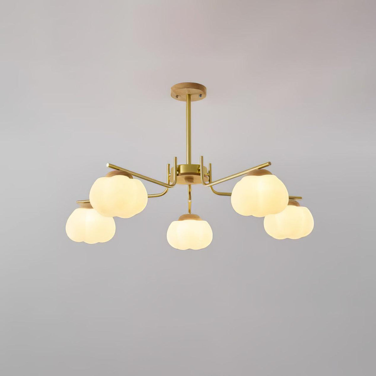 Cotton Ball Chandelier, Energy Efficient