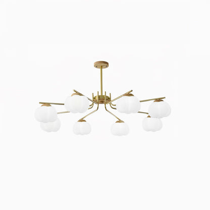 Cotton Ball Chandelier, Energy Efficient