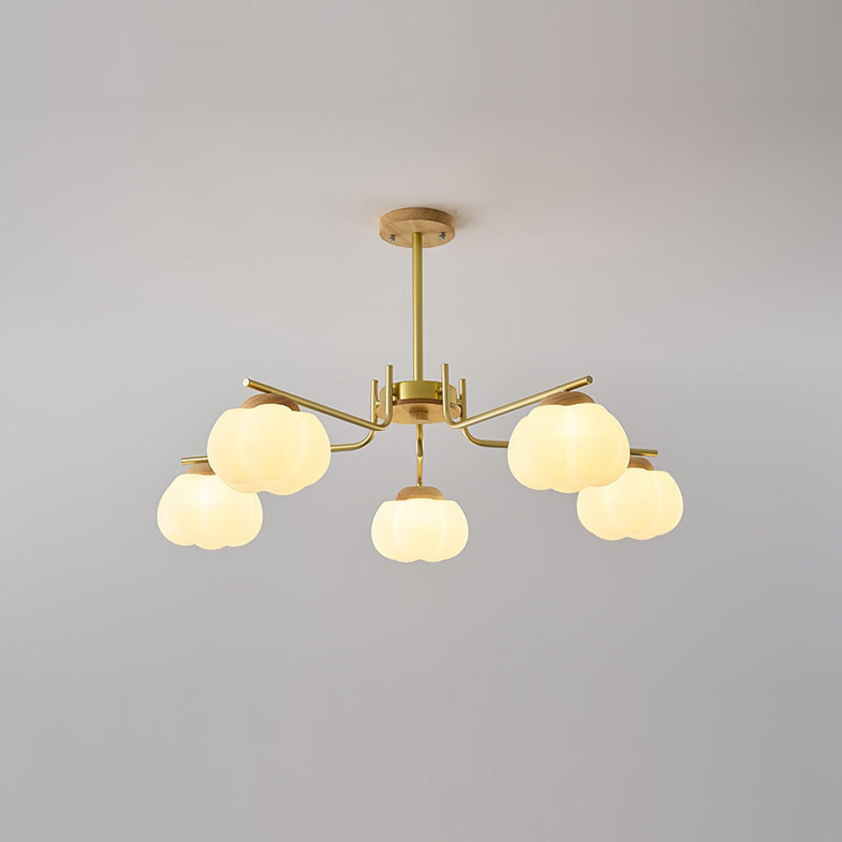 Cotton Ball Chandelier, Energy Efficient