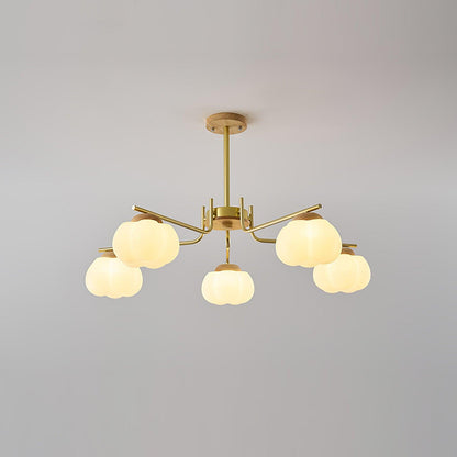 Cotton Ball Chandelier, Energy Efficient