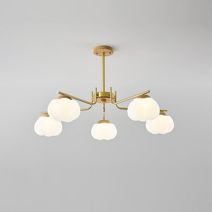 Cotton Ball Chandelier, Energy Efficient