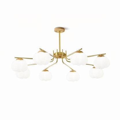 Cotton Ball Chandelier, Energy Efficient