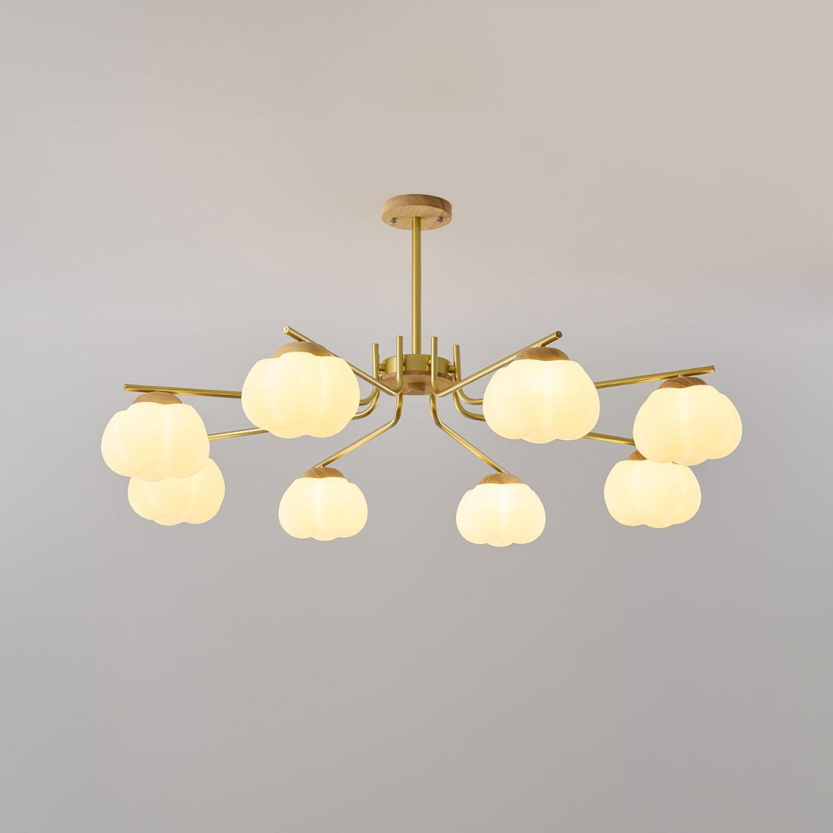 Cotton Ball Chandelier, Energy Efficient