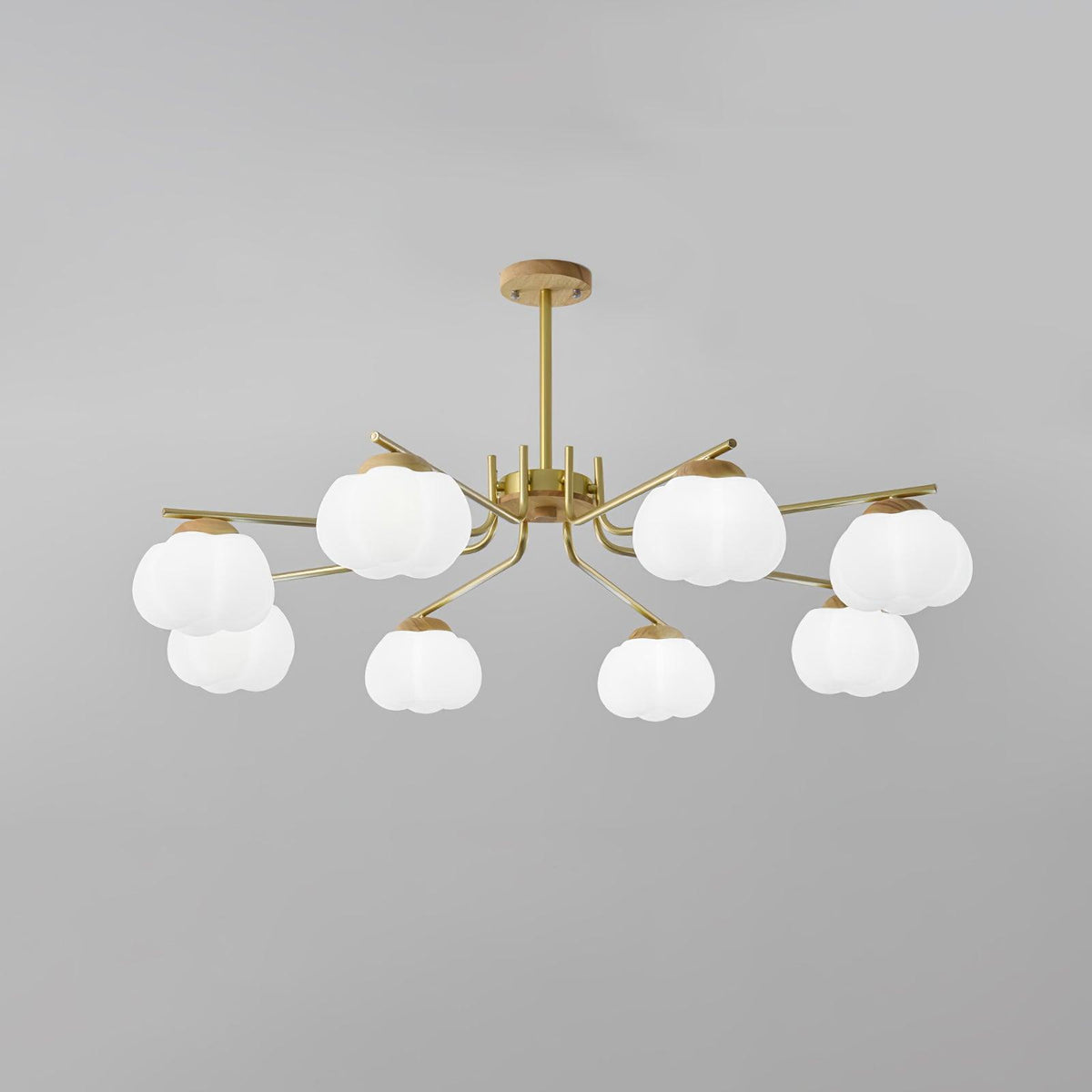 Cotton Ball Chandelier, Energy Efficient