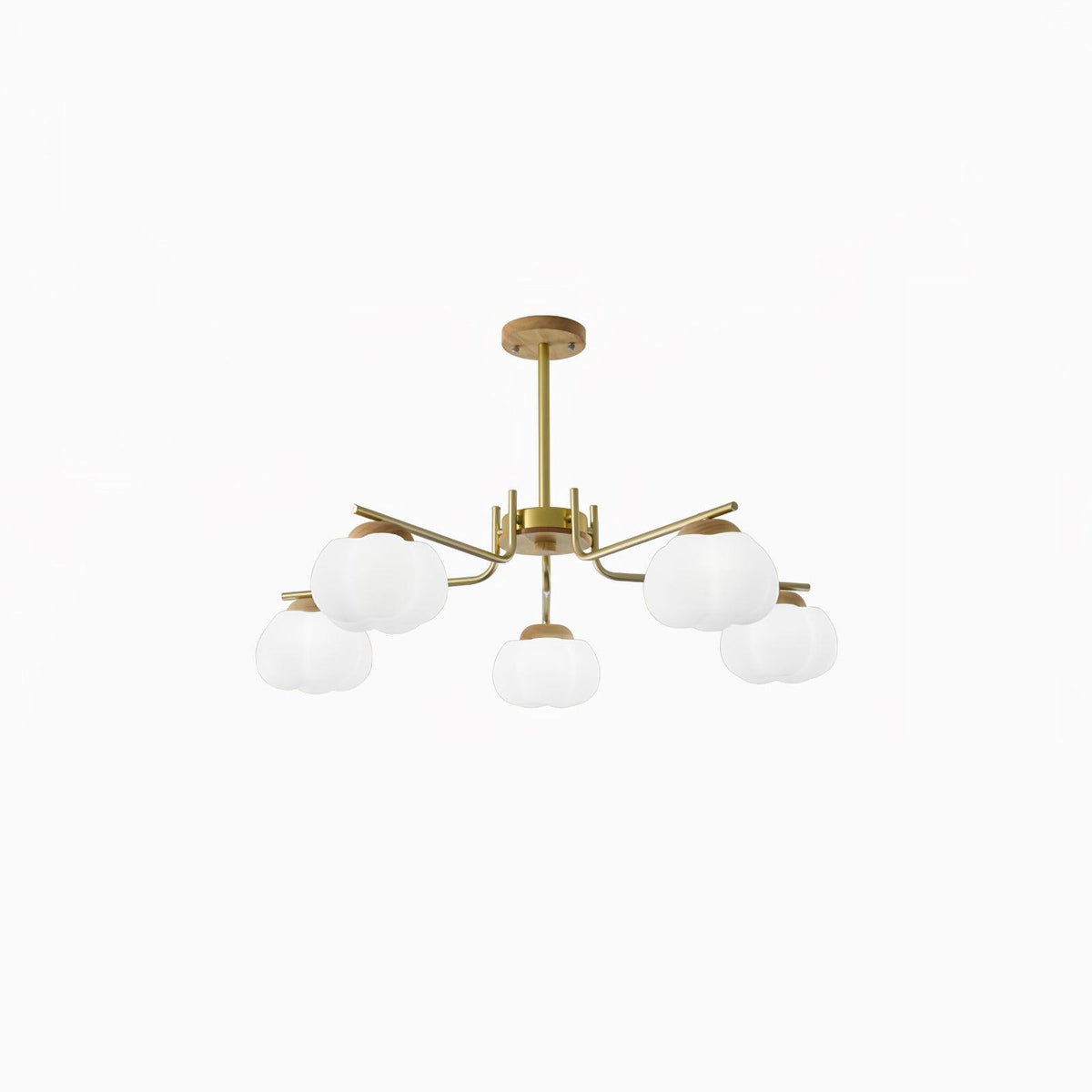Cotton Ball Chandelier, Energy Efficient