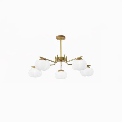 Cotton Ball Chandelier, Energy Efficient