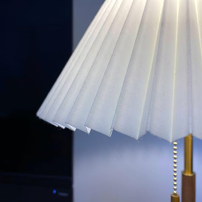 Retro Wooden Table Lamp, Dimmable LED