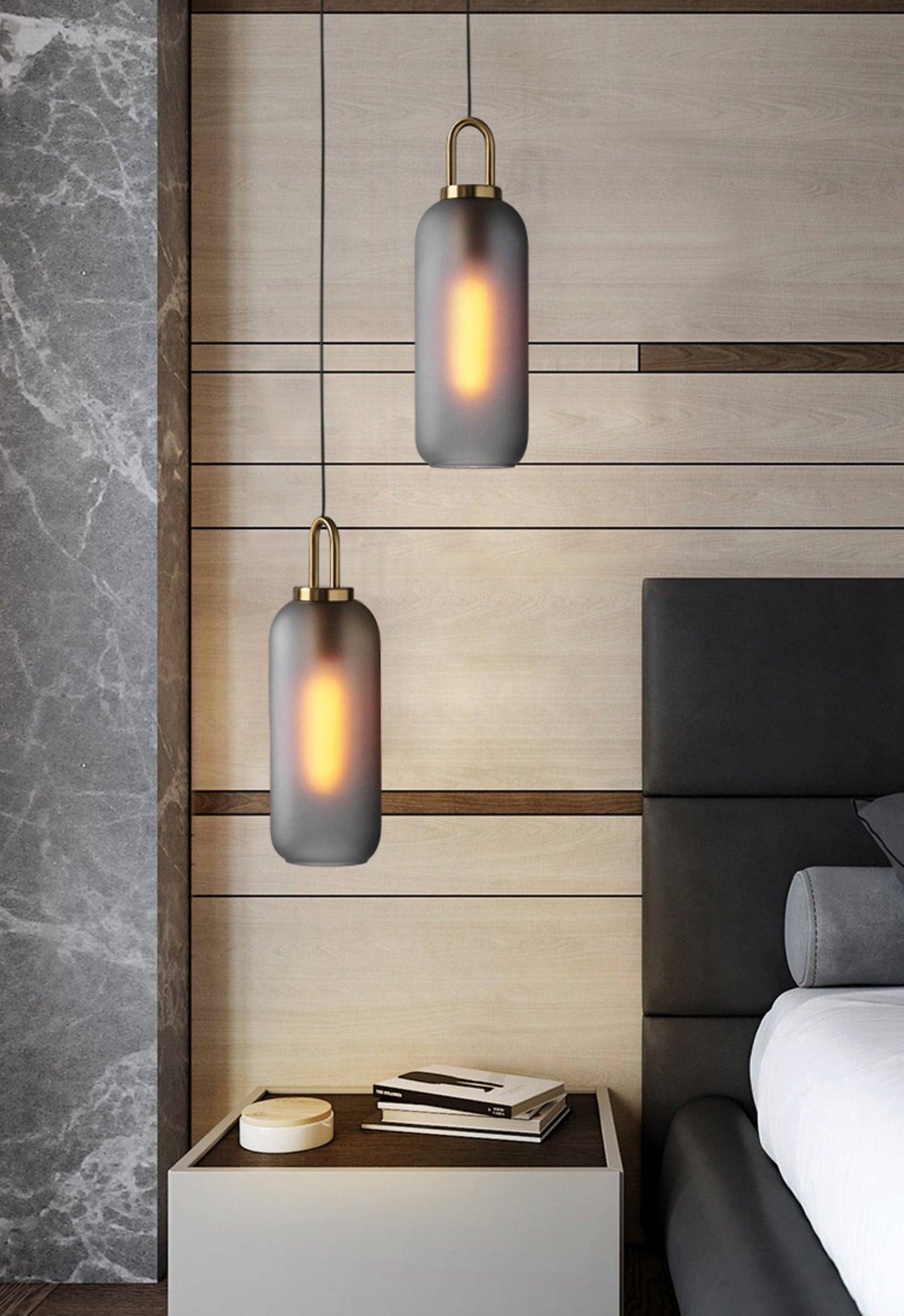 Pendulum Glass Pendant Lamp Position 8