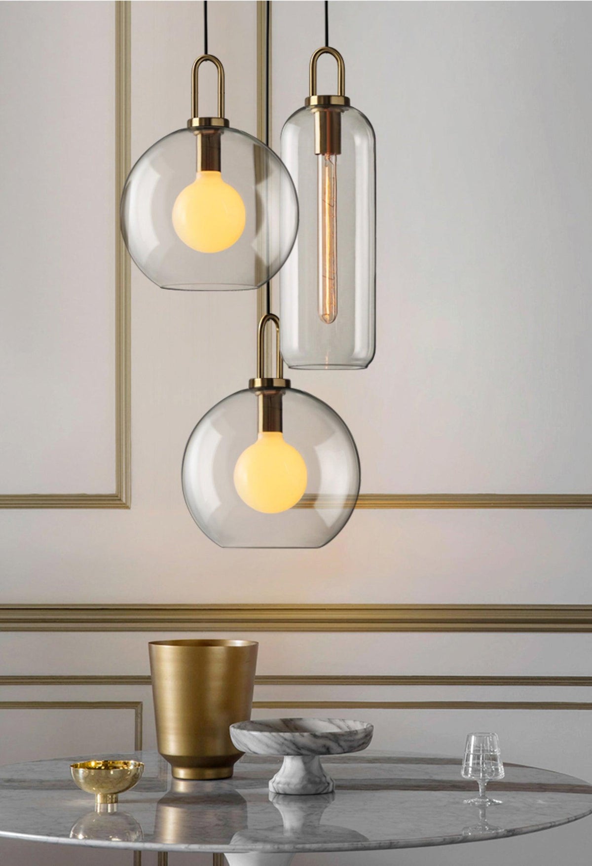 Pendulum Glass Pendant Lamp Position 21