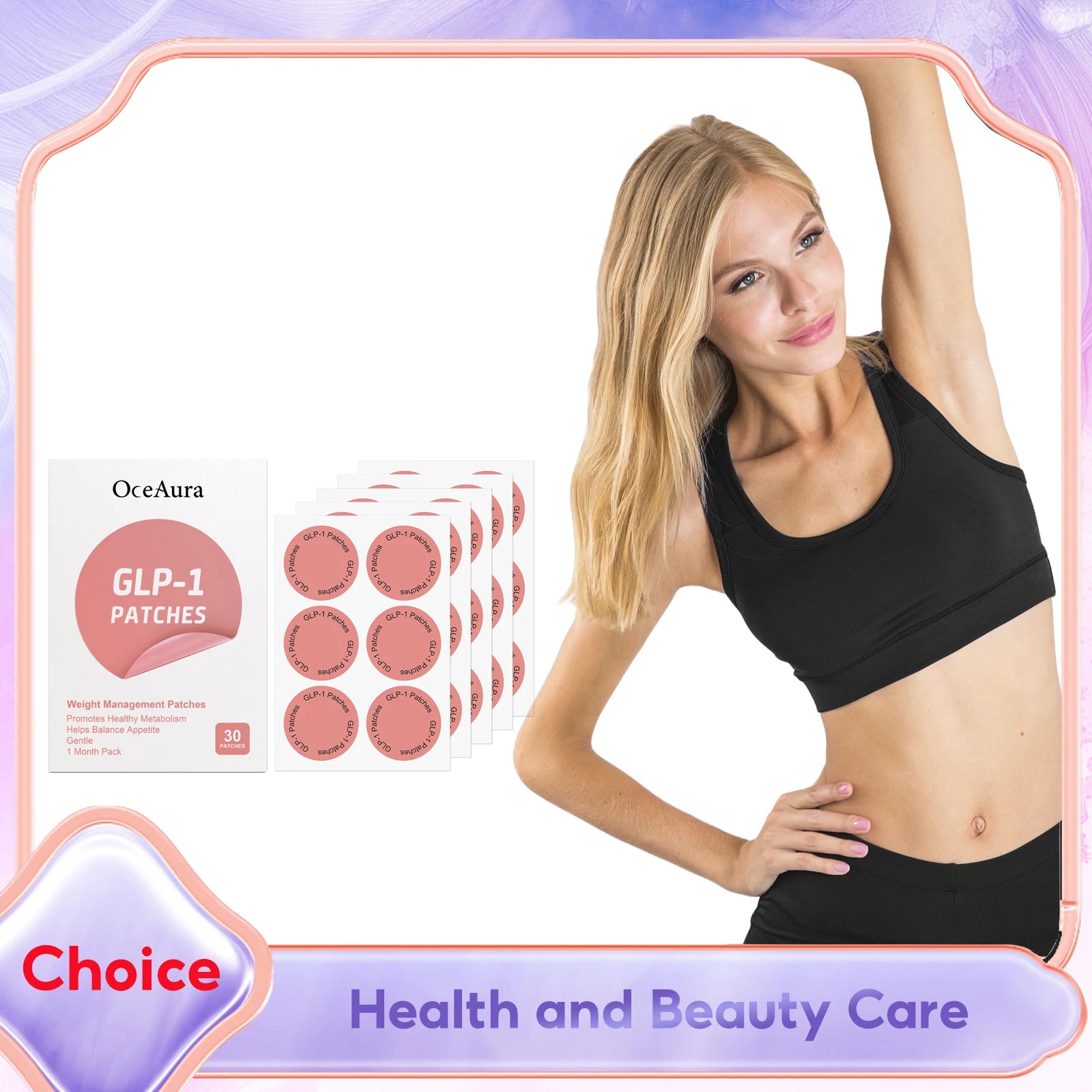GLP-1  for Firming and Shaping the Abdomen, Natural Ingredients for Fat Burning and Blood Sugar Balance