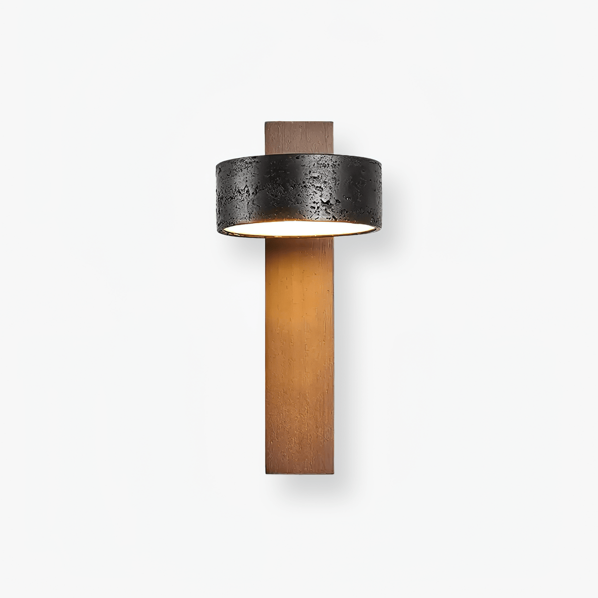 Stone Wall Sconce with Adjustable Brightness — lifestyle view