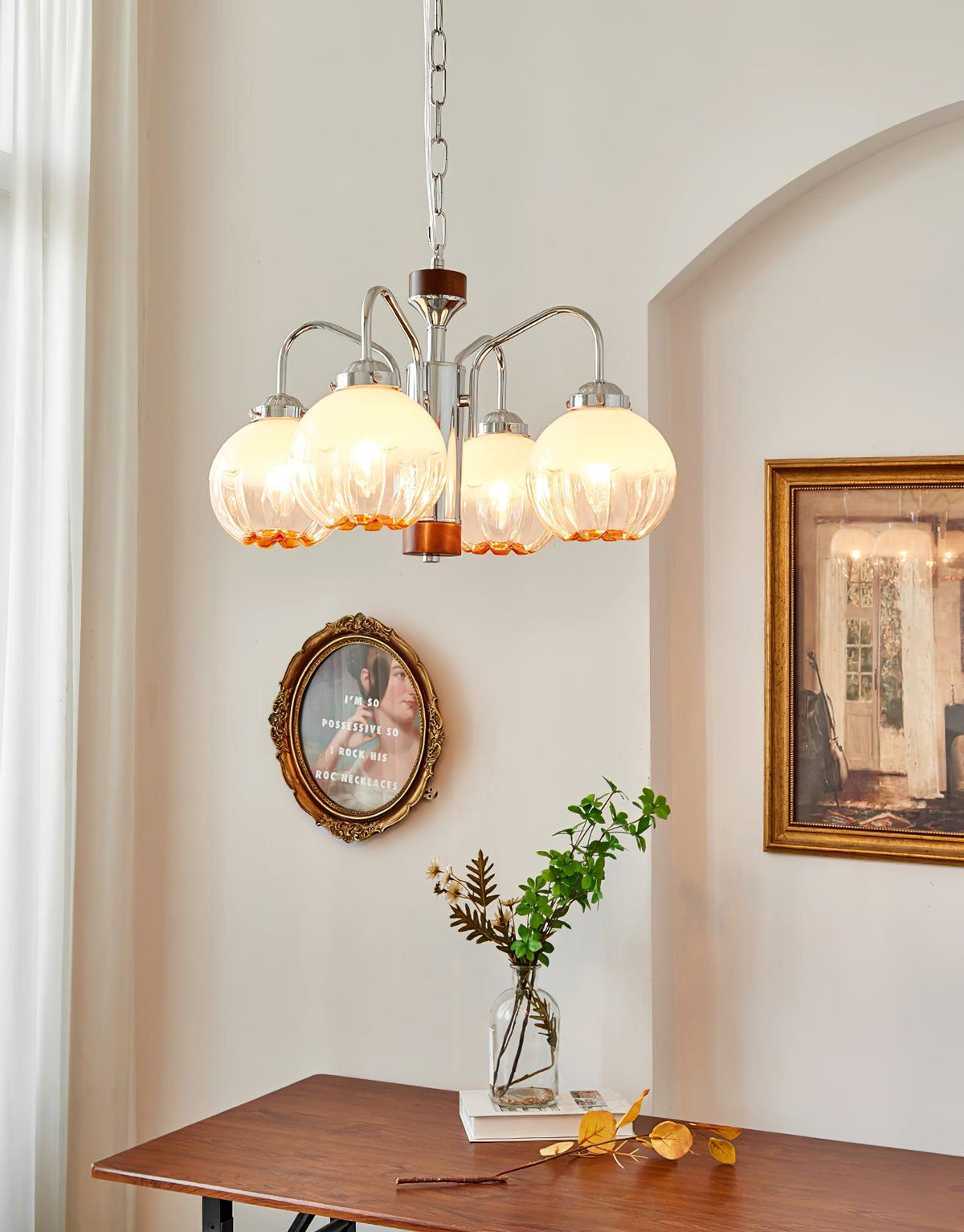 Flower Bud Chandelier with Dimmable LED