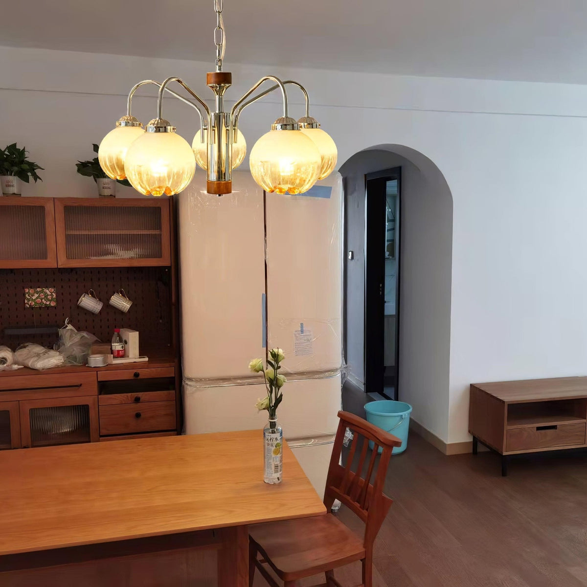 Flower Bud Chandelier with Dimmable LED