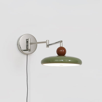 Plug-In Wall Lamp with Adjustable Brightness — side view