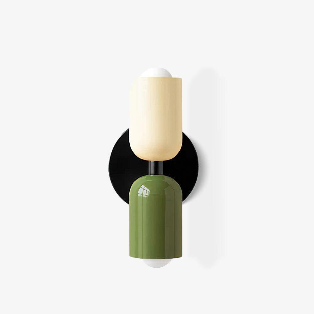 Double Wall Lamp, Vibrant Color Options