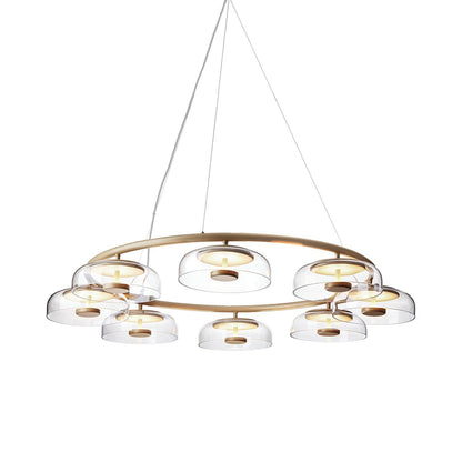 Modern Chandelier, Energy-Efficient LED Lighting