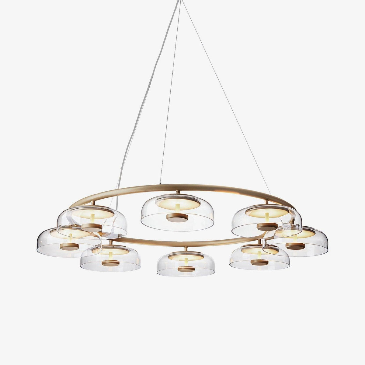 Modern Chandelier, Energy-Efficient LED Lighting