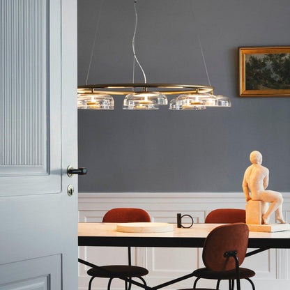 Modern Chandelier, Energy-Efficient LED Lighting