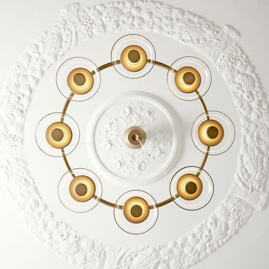 Modern Chandelier, Energy-Efficient LED Lighting