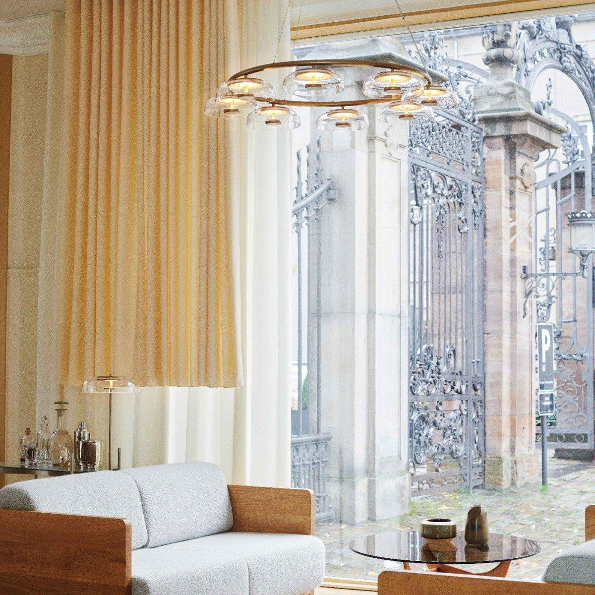 Modern Chandelier, Energy-Efficient LED Lighting
