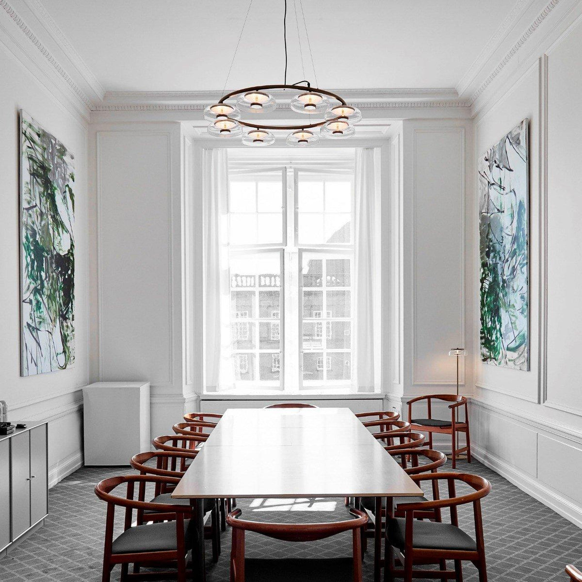 Modern Chandelier, Energy-Efficient LED Lighting