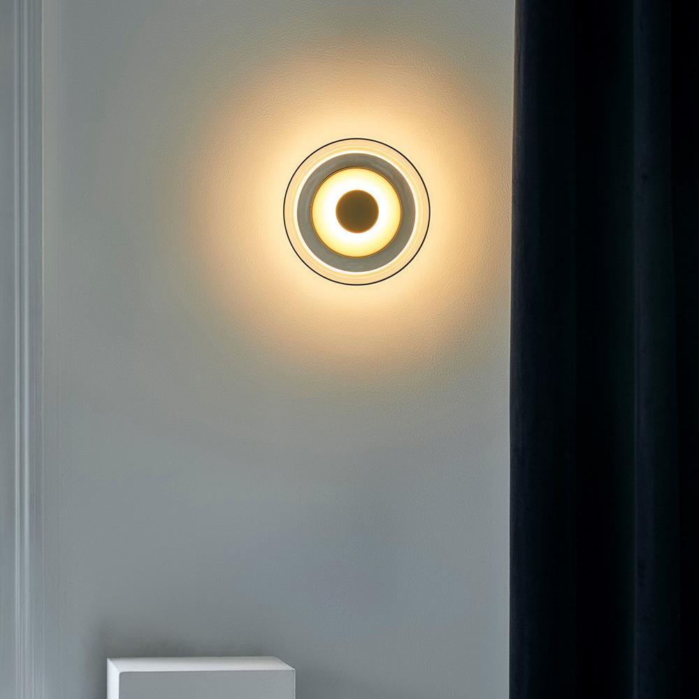 Glass Wall Light with Adjustable Brightness