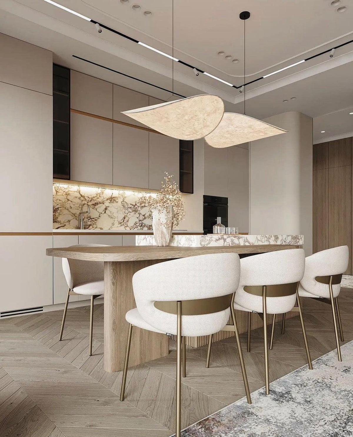 Tense Tyvek Pendant Lamp Position 9